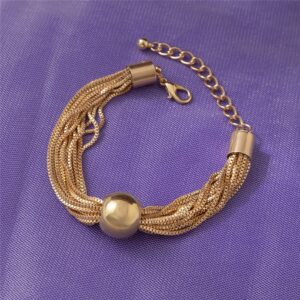 Bracelet style cubain pour femme 21 Bracelet style cubain pour femme 21