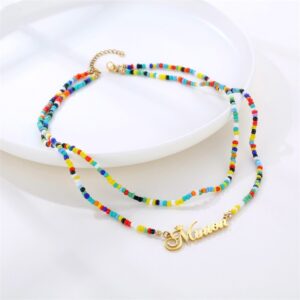 Collier avec perles personnalisé pour femmes 10