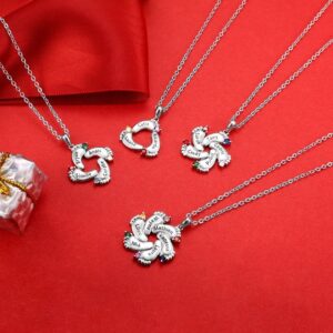 Collier pendentif pieds de bébé personnalisé 8