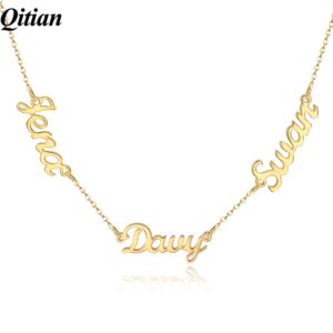 Collier personnalisé multi-prénoms pour femmes 8 Collier personnalisé multi-prénoms pour femmes 8