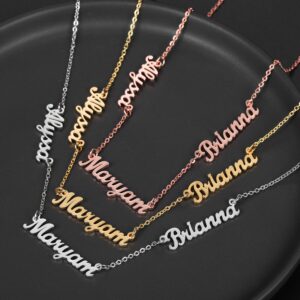 Collier personnalisé multi-prénoms pour femmes 10 Collier personnalisé multi-prénoms pour femmes 10