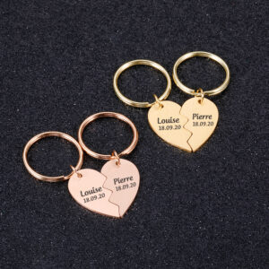 Porte-clés personnalisés pour Couple 15