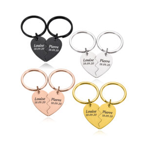 Porte-clés personnalisés pour Couple 14