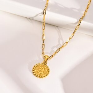 Colliers pendentifs initiales pour femmes 13