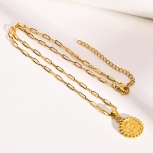 Colliers pendentifs initiales pour femmes 14