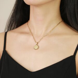 Colliers pendentifs initiales pour femmes 15