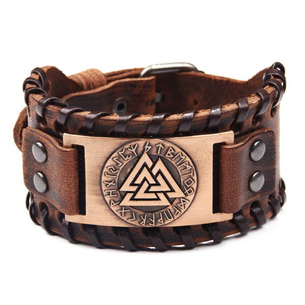 Bracelet viking en cuir pour Homme 8