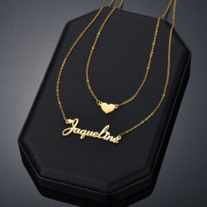 Collier Double chaîne personnalisé 7 Collier Double chaîne personnalisé 7