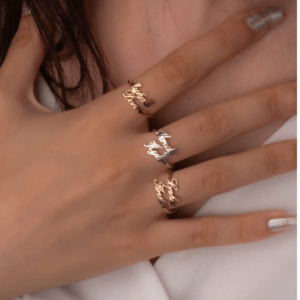 Bague Double Prénoms – Taille Ajustable 8 Bague Double Prénoms – Taille Ajustable 8