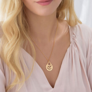 Collier Pendentifs 3 Gouttes d’eau Personnalisées 10