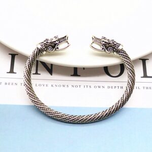 Bracelet Viking tĂȘte de Dragon 9 Bracelet Viking tĂȘte de Dragon 9