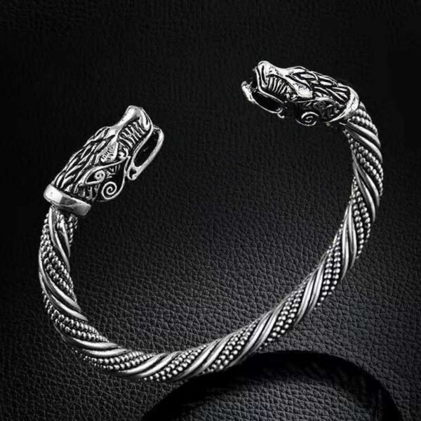 Bracelet Viking tête de Dragon 7