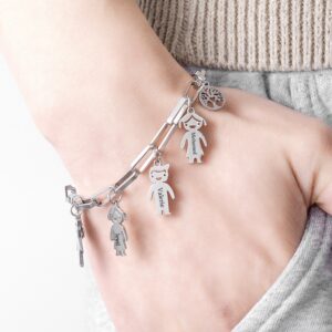 Bracelet personnalisé prénoms pour Garçons et Filles 10