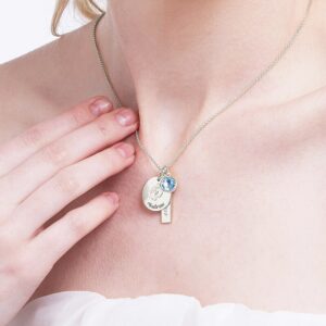 Pendentif Personnalisé nom et Date de Naissance 11 Pendentif Personnalisé nom et Date de Naissance 11