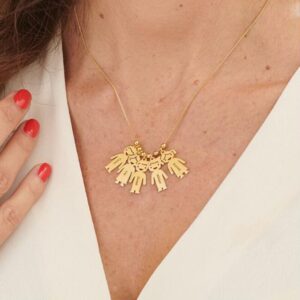 Collier gravé pendentifs enfants 10