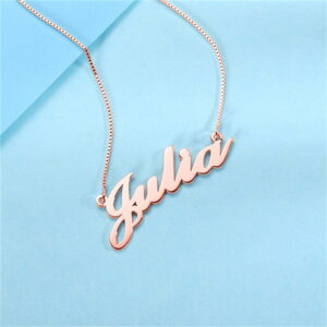 Collier Prénom Hollywood – Argent 925, Or 18k 9 Collier Prénom Hollywood – Argent 925, Or 18k 9