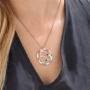 Pendentif Gravé plusieurs Prénoms 13