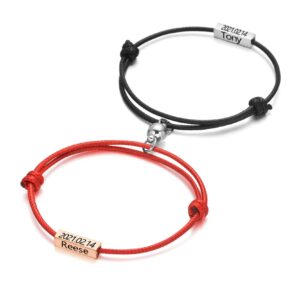 Bracelets Magnétiques Personnalisés Couple 9 Bracelets Magnétiques Personnalisés Couple 9