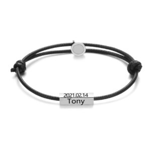 Bracelets Magnétiques Personnalisés Couple 12 Bracelets Magnétiques Personnalisés Couple 12