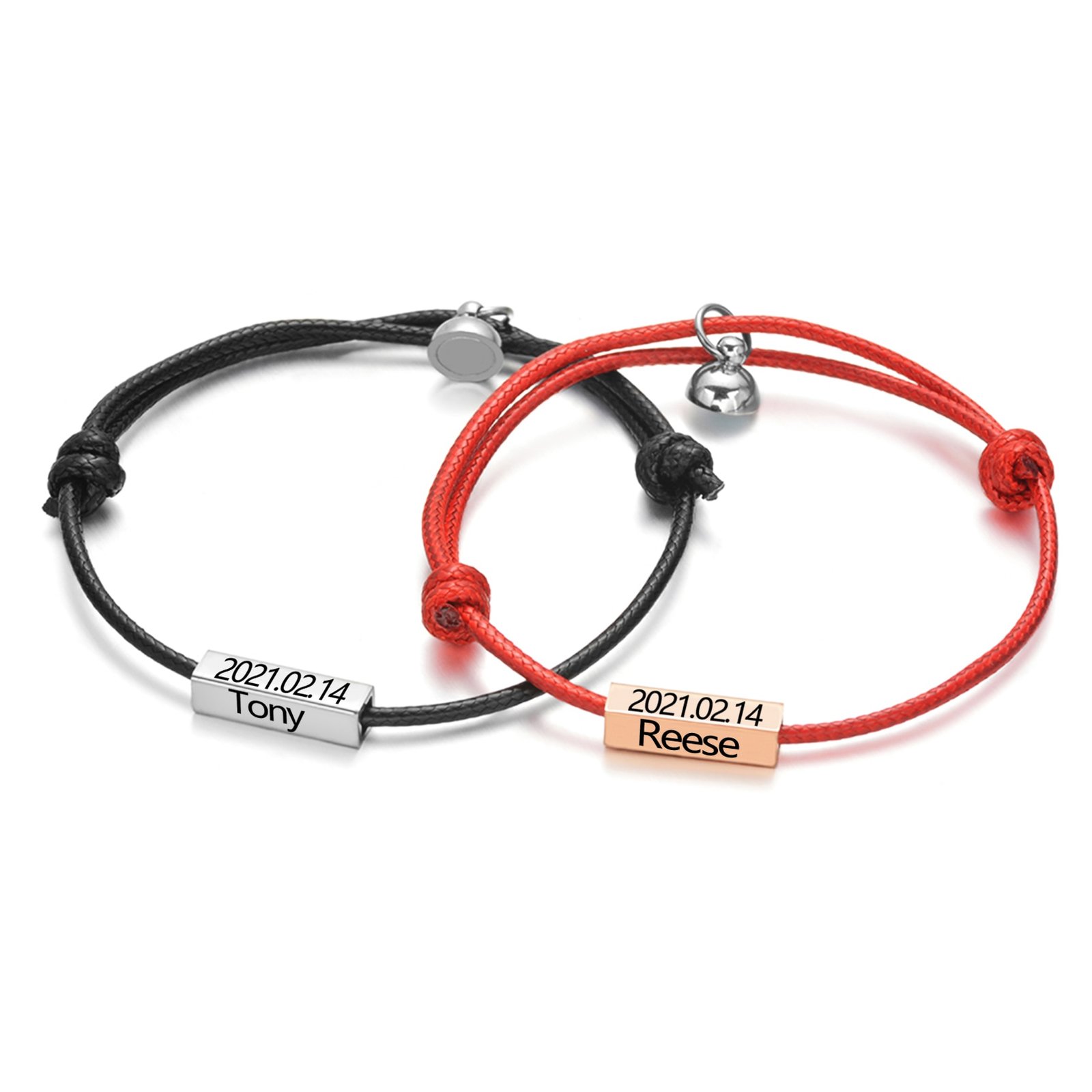 Generic 2 Bracelets magnétiques pour couples & meilleur amies meilleurs  amis cadeau à prix pas cher | Jumia Maroc
