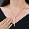 Collier Lariat personnalisé Double Prénom 8