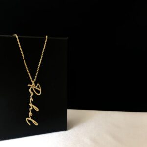 Collier Prénom Vertical personnalisé 10 Collier Prénom Vertical personnalisé 10