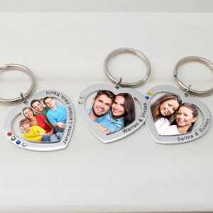 Porte-clés Personnalisé avec Photo Gravée 10
