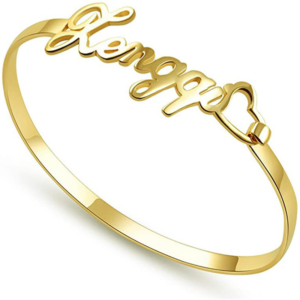 Bracelet cœur personnalisé prénom manuscrit 10
