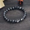 Bracelets gravé 3 prénoms avec perles 10