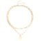 Collier à gros maillons avec 2 Chaînes