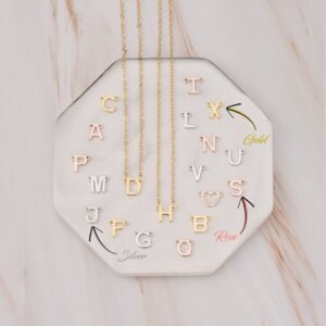 Collier Personnalisé avec Lettres Séparées 10