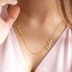 Collier personnalisé Multi-prénoms(1 à 6) 11