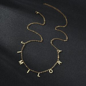 Collier personnalisé avec des lettres séparées 11