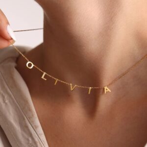 Collier personnalisé Lettres Séparées 10
