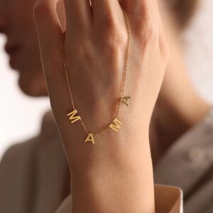 Collier personnalisé Lettres Séparées 11