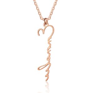 Collier prénom Vertical 12 Collier prénom Vertical 12