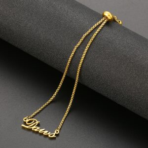 Bracelet réglable personnalisé prénom 14