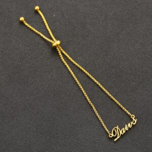 Bracelet réglable personnalisé prénom 15