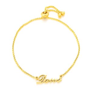 Bracelet réglable personnalisé prénom 16
