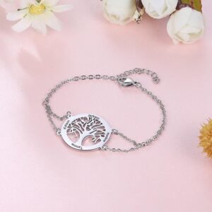 Bracelet arbre de vie personnalisé 1 à 4 noms 9