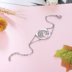 Bracelet arbre de vie personnalisé 1 à 4 noms 10