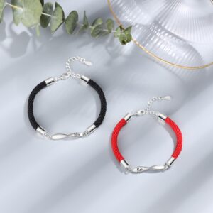 Bracelets infini personnalisé pour couple 7