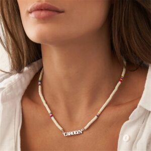 Collier avec perles personnalisé pour femme 10 Collier avec perles personnalisé pour femme 10