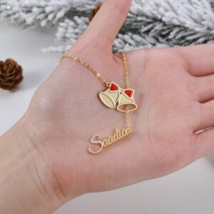Collier noël personnalisé prénom 10