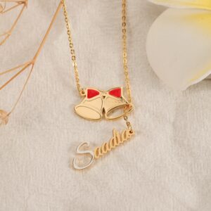 Collier noël personnalisé prénom 11