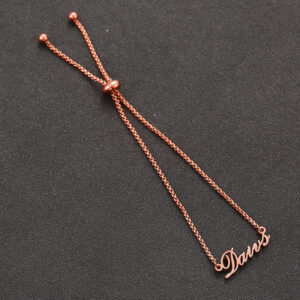Bracelet réglable personnalisé prénom 19