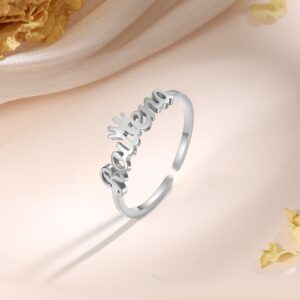 Bague couronne personnalisée 10