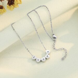 Collier pendentifs mini cœurs personnalisés 12