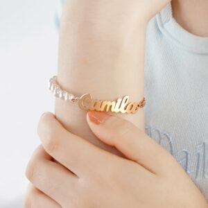 Bracelet à perles avec nom personnalisé 10