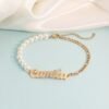 Bracelet à perles avec nom personnalisé 13